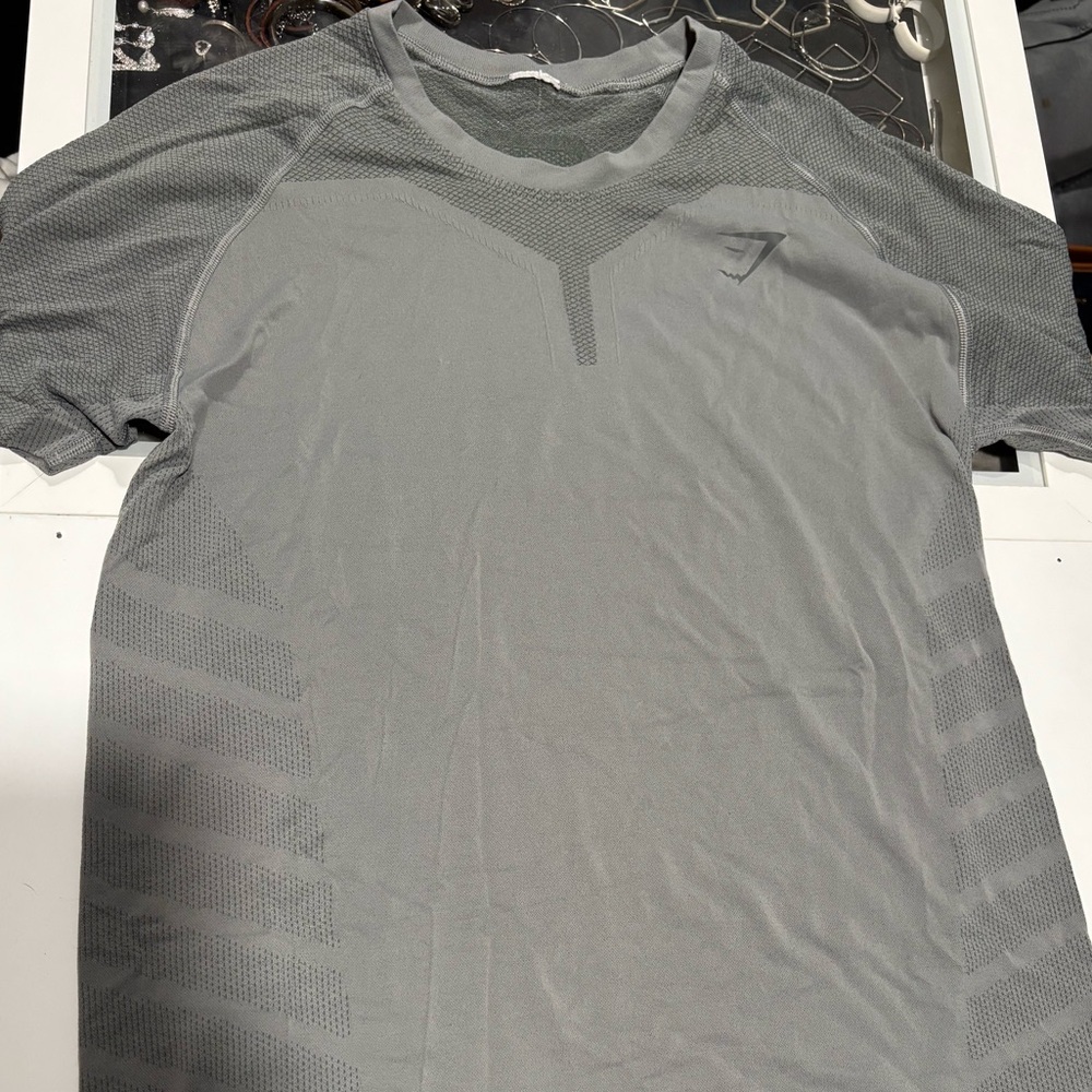 Gymshark Gray Performance Tee - Picture 2 of 2